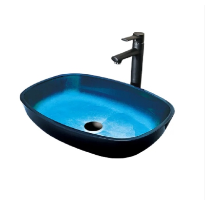 Cheap modern design glass art basin countertop design bathroom glass art hand wash basin